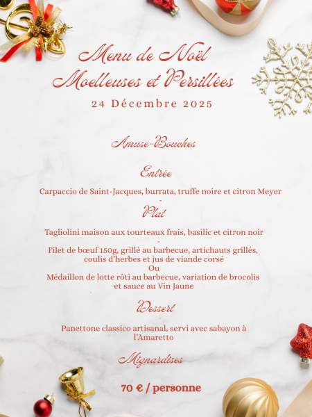 Un Noël exceptionnel mêlant élégance, convivialité et plaisirs gourmands